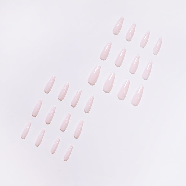 12 Sizes-24 Pcs Press On Nails JP1397