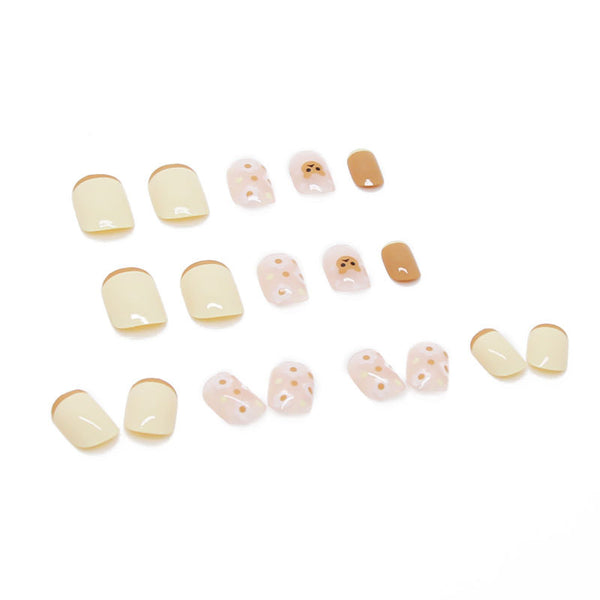 12 Sizes-24 Pcs Press On Nails R236