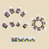 12 Sizes-24 Pcs Press On Nails Y1785