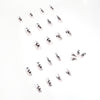 12 Sizes-24 Pcs Press On Nails JP1210