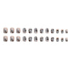12 Sizes-24 Pcs Press On Nails W371