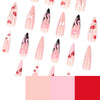 12 Sizes-24 Pcs Press On Nails JP4237