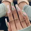 12 Sizes-24 Pcs Press On Nails JP1437