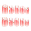 12 Sizes-24 Pcs Press On Nails JL0695