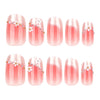 12 Sizes-24 Pcs Press On Nails JL0695