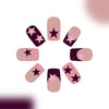 12 Sizes-24 Pcs Press On Nails C758