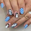 12 Sizes-24 Pcs Press On Nails C694