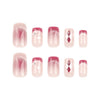 Medium Pink Square Press on Nails