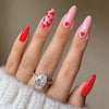 12 Sizes-24 Pcs Press On Nails JP1785