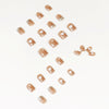 12 Sizes-24 Pcs Press On Nails JP1027