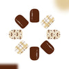 12 Sizes-24 Pcs Press On Nails C1613