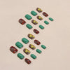 12 Sizes-24 Pcs Press On Nails W708