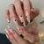 12 Sizes-24 Pcs Press On Nails JP2727