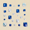 12 Sizes-24 Pcs Press On Nails ZJ01