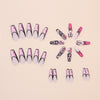 12 Sizes-24 Pcs Press On Nails W1726