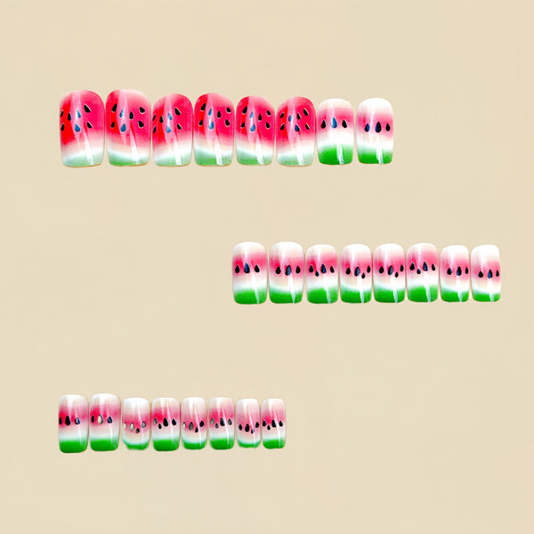 12 Sizes-24 Pcs Press On Nails Y898-2