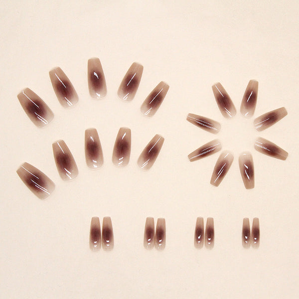 12 Sizes-24 Pcs Press On Nails R704