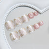 12 Sizes-24 Pcs Press On Nails F198