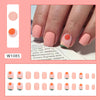 12 Sizes-24 Pcs Press On Nails W1085