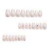 12 Sizes-24 Pcs Press On Nails JP2834