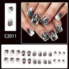 12 Sizes-24 Pcs Press On Nails C2011