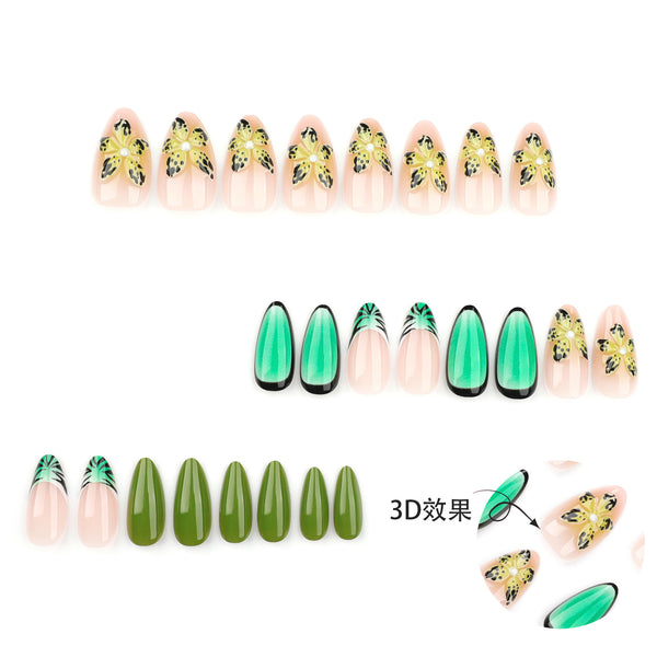 12 Sizes-24 Pcs Press On Nails JP3477