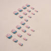 12 Sizes-24 Pcs Press On Nails W1169