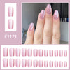 12 Sizes-24 Pcs Press On Nails C1171