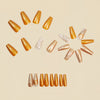 12 Sizes-24 Pcs Press On Nails Y1440