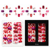 12 Sizes-24 Pcs Press On Nails Vday-6-24pcs