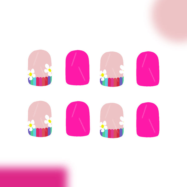 12 Sizes-24 Pcs Press On Nails C939