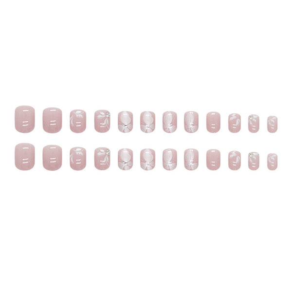 12 Sizes-24 Pcs Press On Nails Z740
