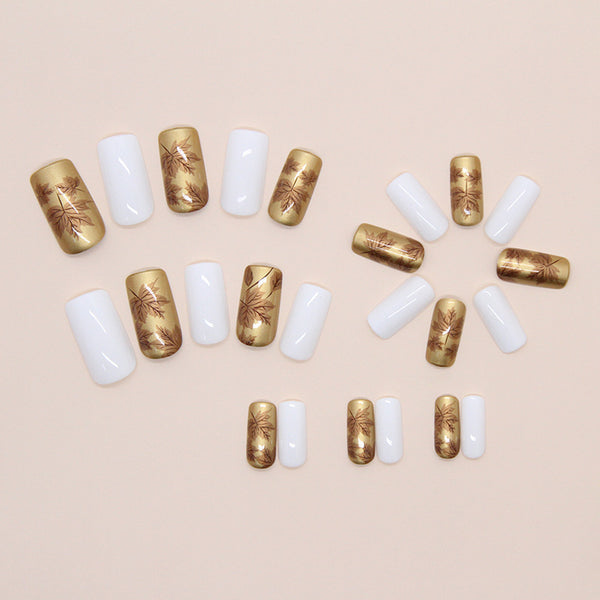 12 Sizes-24 Pcs Press On Nails W1861