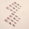 12 Sizes-24 Pcs Press On Nails W605