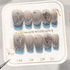 12 Sizes-24 Pcs Press On Nails SP165
