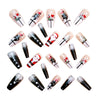 12 Sizes-24 Pcs Press On Nails Y1284