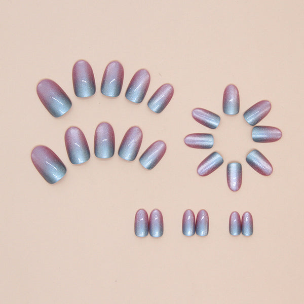 12 Sizes-24 Pcs Press On Nails W1581