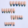12 Sizes-24 Pcs Press On Nails MR-01