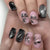 12 Sizes-24 Pcs Press On Nails JP3944