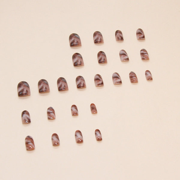 12 Sizes-24 Pcs Press On Nails W1500