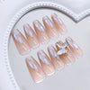 12 Sizes-24 Pcs Press On Nails Z1075