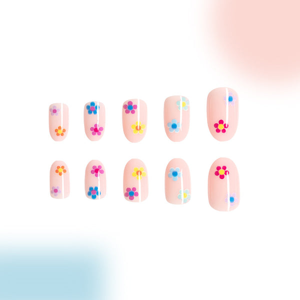 12 Sizes-24 Pcs Press On Nails C294