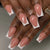 12 Sizes-24 Pcs Press On Nails W1040