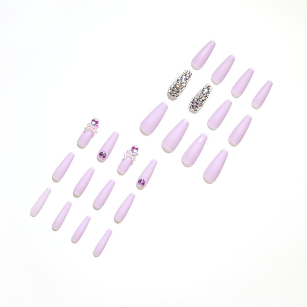 12 Sizes-24 Pcs Press On Nails JP1308