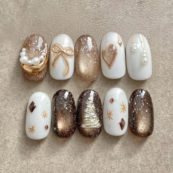 30 Pcs Press On Nails Z1277