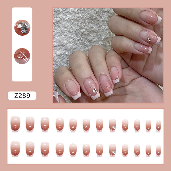 12 Sizes-24 Pcs Press On Nails Z283