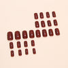 12 Sizes-24 Pcs Press On Nails W1788