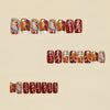 12 Sizes-24 Pcs Press On Nails Y1206