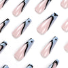 12 Sizes-24 Pcs Press On Nails JP1717