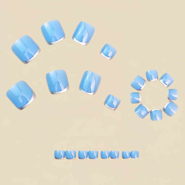 12 Sizes-24 Pcs Press On Nails Y1899